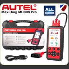 Autel MD808 Pro Diagnostic World Engine abs airbags dpf battery steering angle epb 9