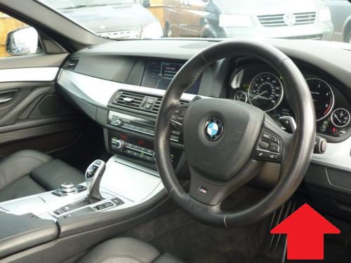 BMW f10 5 series diagnostic port location picture