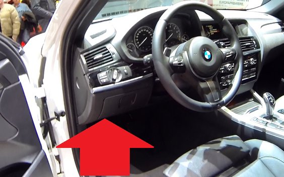 BMW x4 f26 diagnostic port location picture