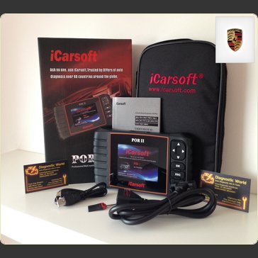 iCarsoft POR II 2 Porsche Diagnostic World UK