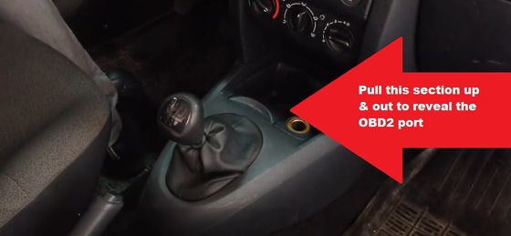 Renault Clio 4 Diagnostic Port