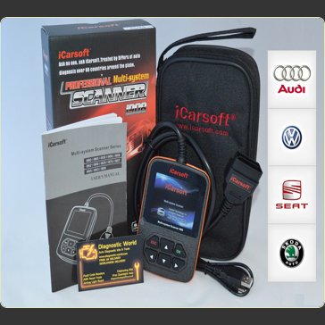 iCarsoft i908 Audi Seat Skoda VW Diagnostic World engine abs airbags transmission