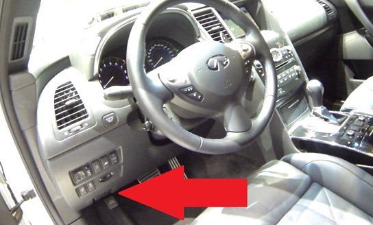 Infiniti QX70 OBD2 Diagnostic Port Location